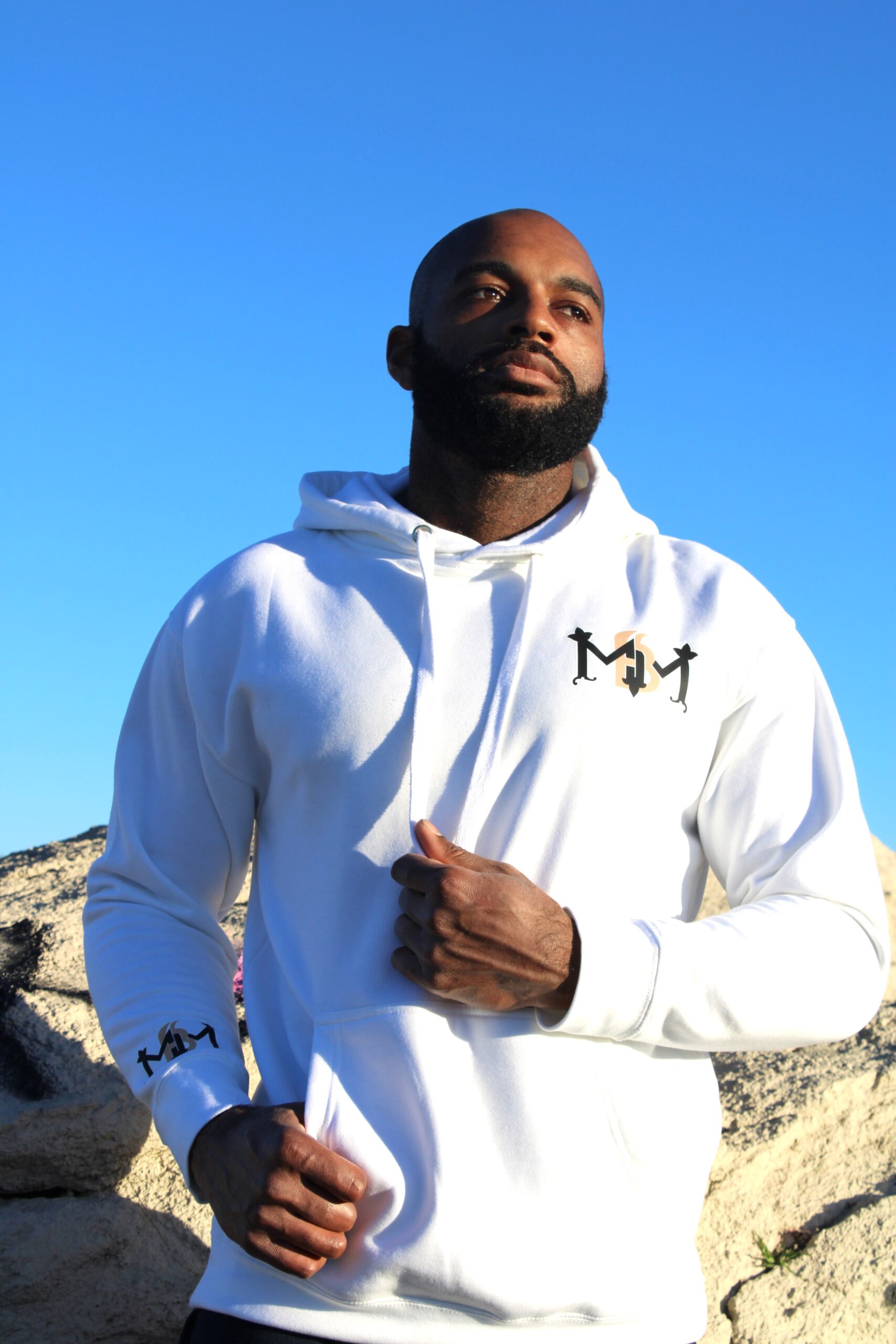 Vintage MBM White Hoodie - Image 3