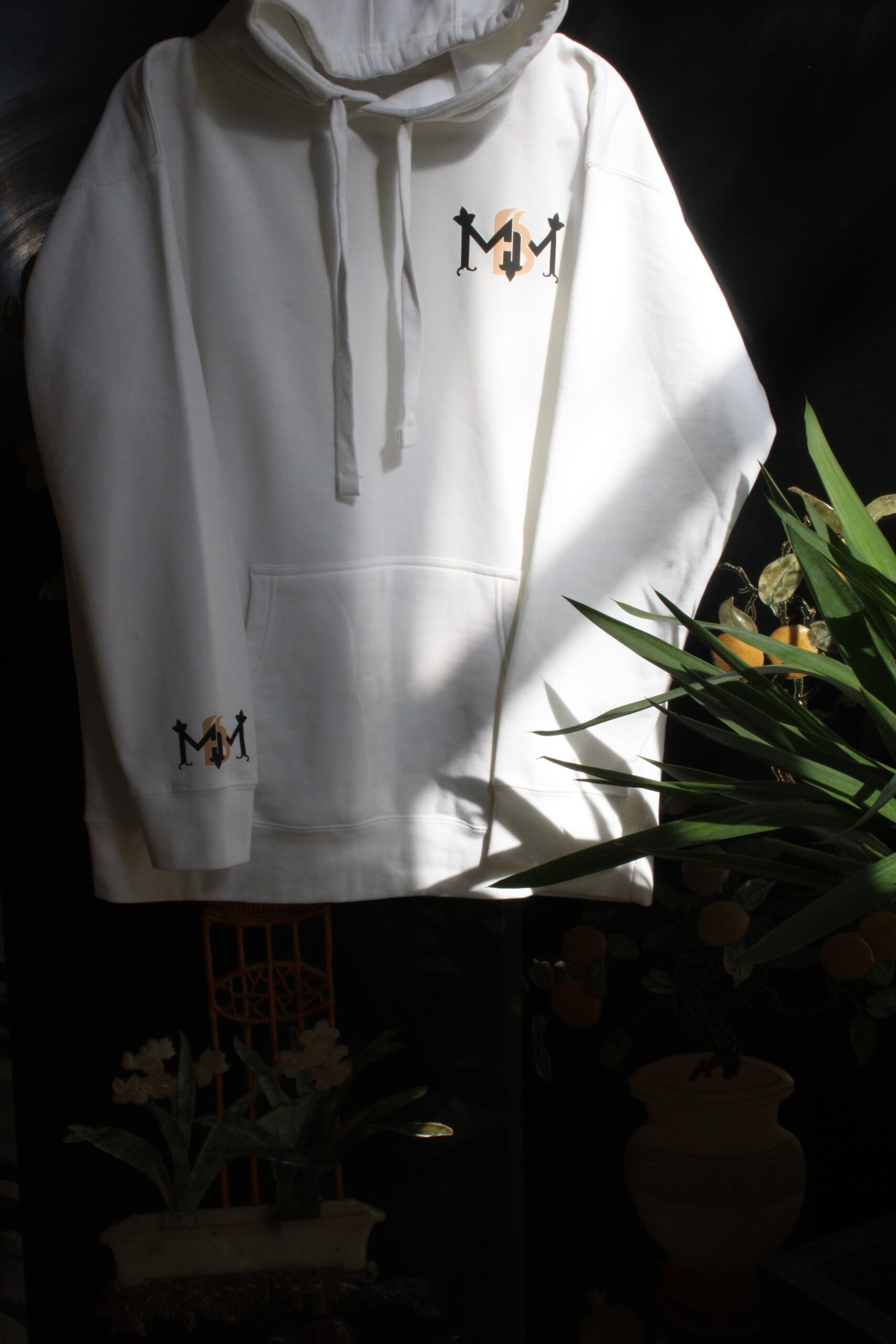 Vintage MBM White Hoodie - Image 2